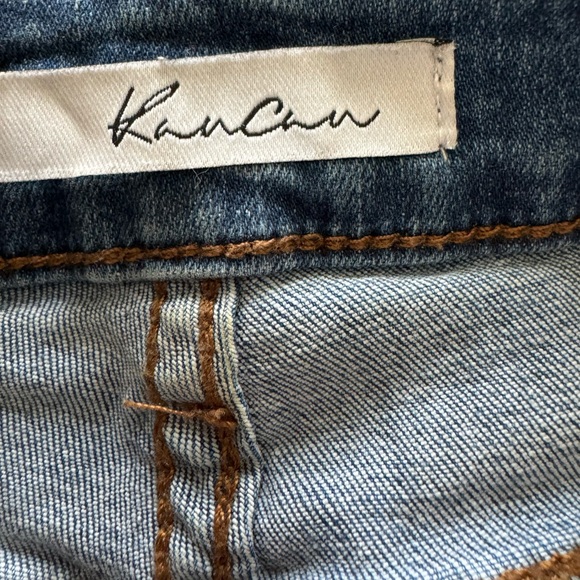 KanCan Blue Distressed Jean Shorts - Picture 4 of 4